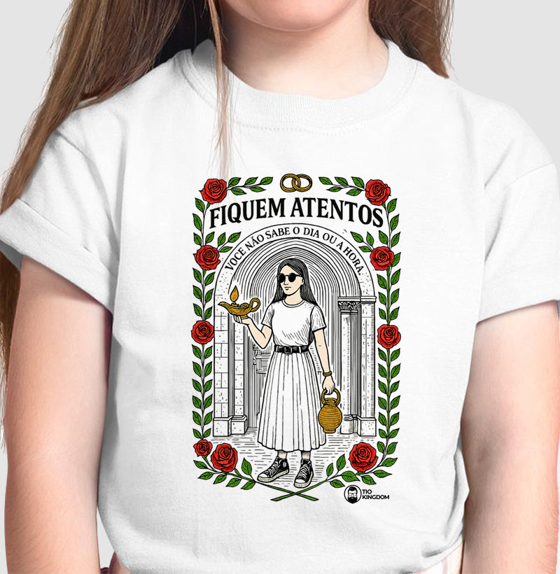 CAMISETA INFANTIL FIQUEM ATENTOS