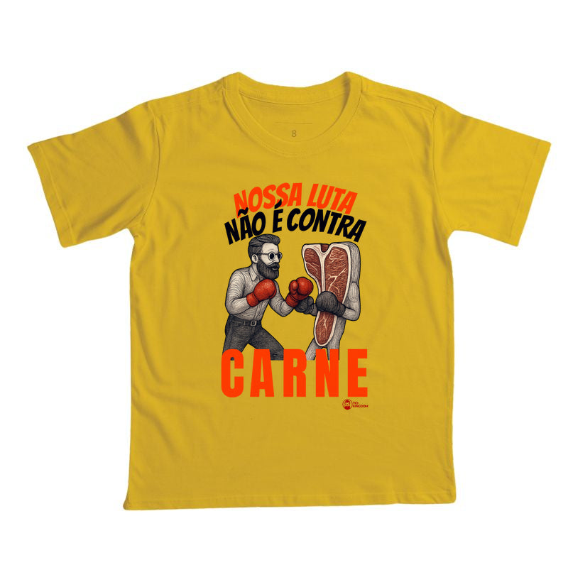 CAMISETA INFANTIL CONTRA CARNE