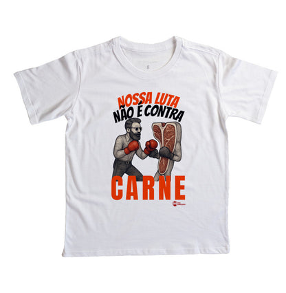 CAMISETA INFANTIL CONTRA CARNE