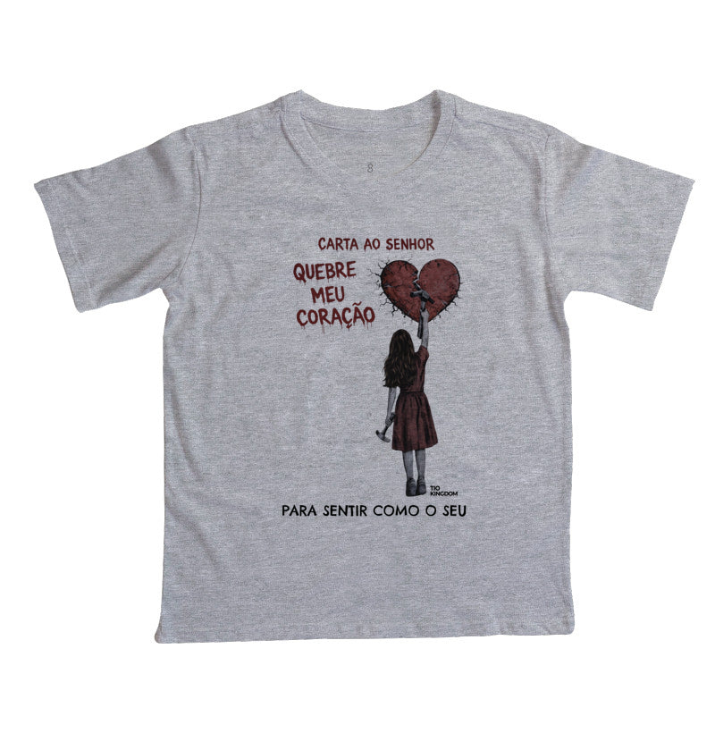 CAMISETA CORAÇÃO QUEBRADO