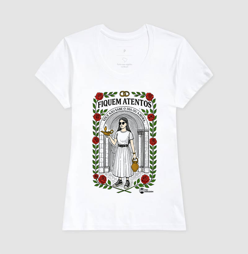 CAMISETA GOSPEL FIQUEM ATENTOS