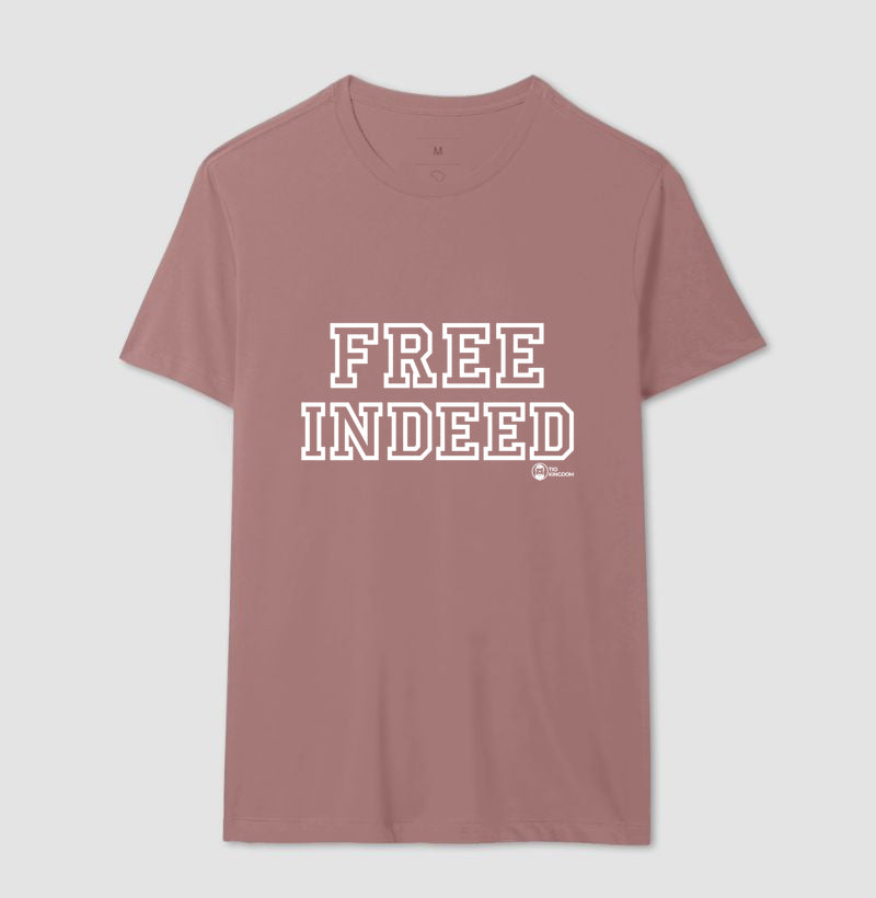 CAMISETA FREE INDEED (LIVRES)
