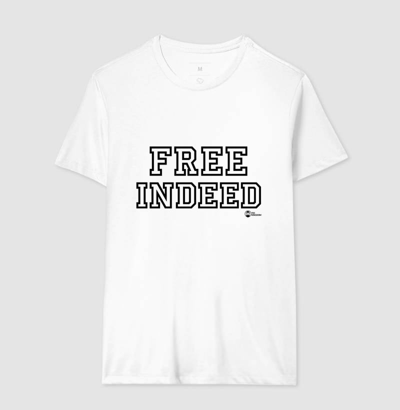 CAMISETA FREE INDEED (LIVRES)