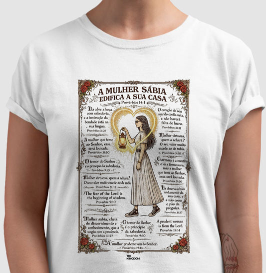 CAMISETA MULHER DE PROVÉRBIOS