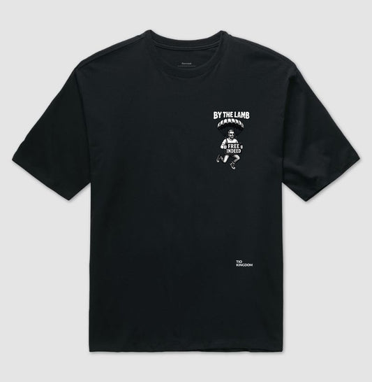 CAMISETA GOSPEL OVERSIZED BY THE LAMB MINIMALISTA