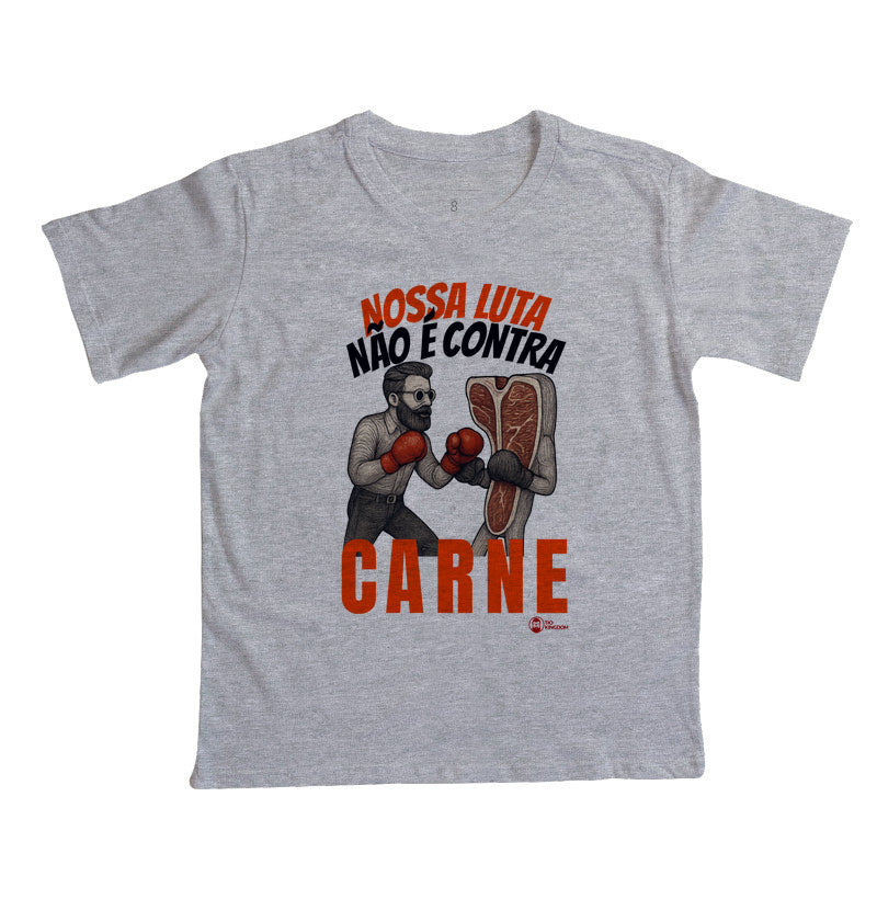 CAMISETA INFANTIL CONTRA CARNE