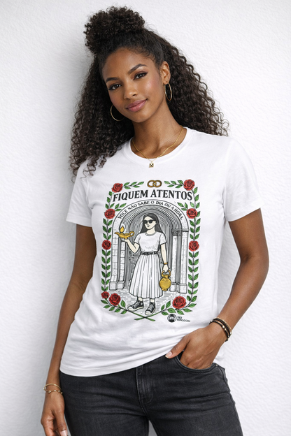 CAMISETA GOSPEL FIQUEM ATENTOS
