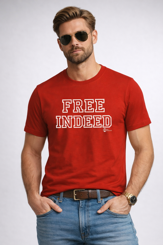 CAMISETA FREE INDEED (LIVRES)