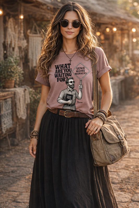 CAMISETA SEND MORE WORKERS