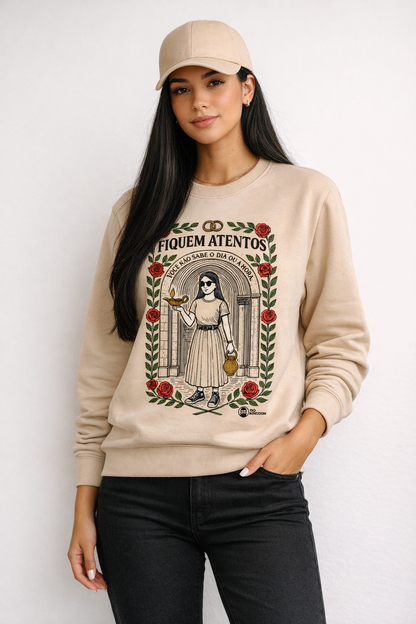 BLUSA MOLETOM 
FIQUEM ATENTOS