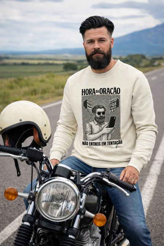 BLUSA MOLETOM HORA DA ORAÇÃO