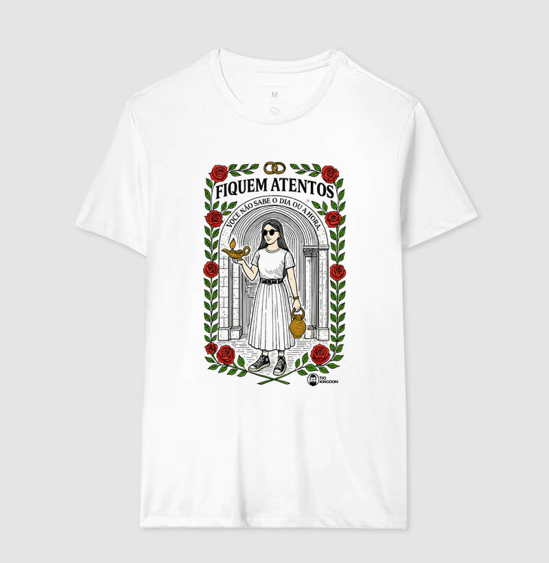 CAMISETA FIQUEM ATENTOS