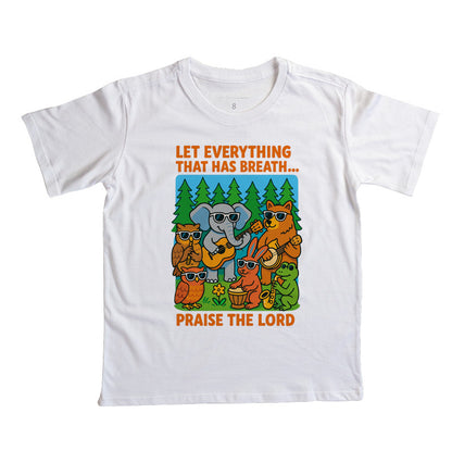 CAMISETA INFANTIL PRAISE THE LORD