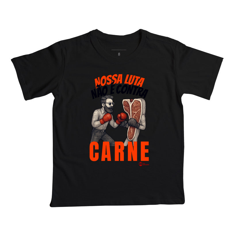 CAMISETA INFANTIL CONTRA CARNE